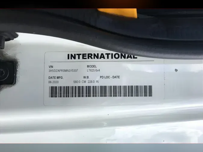 2021 INT LT625 6x4