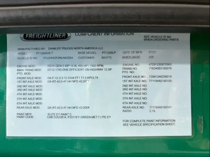 2022 Freightliner PT126SLPcb31d54793671dda36698775a8ea705b