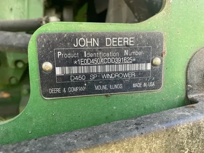 2013 John Deere D450
