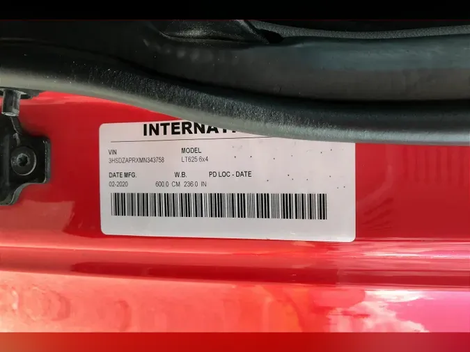 2021 INT LT625 6x4