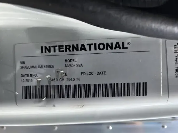 2021 International MV607