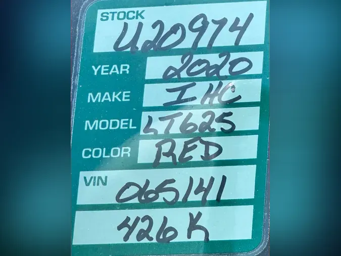 2020 INTERNATIONAL LT625