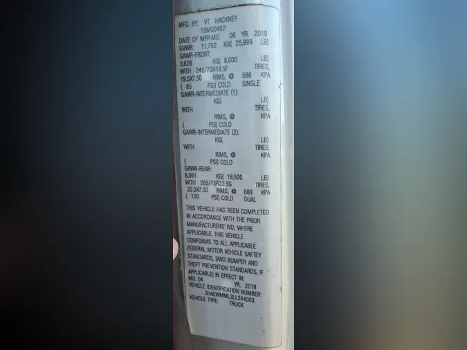 2020 NAVISTAR INTERNATIONAL MV607 LPce5973e5f814f9bc3080afe002a0206f