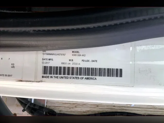 2018 INT 4300 SBA 4X2ce81631b943635ac0f7a228519d15994
