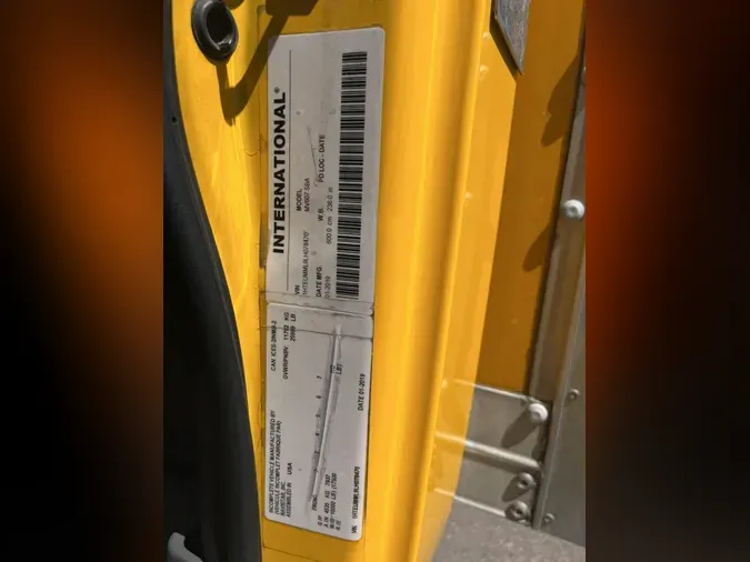 2020 International MV607