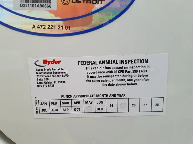 2017 FREIGHTLINER/MERCEDES CASCADIA 125