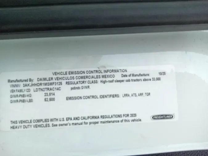 2021 Freightliner Cascadia