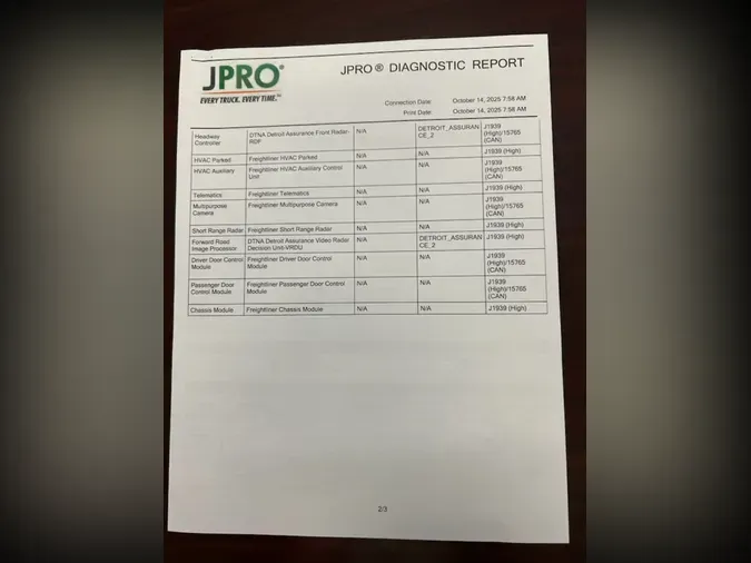 2020 FREIGHTLINER/MERCEDES NEW CASCADIA 116