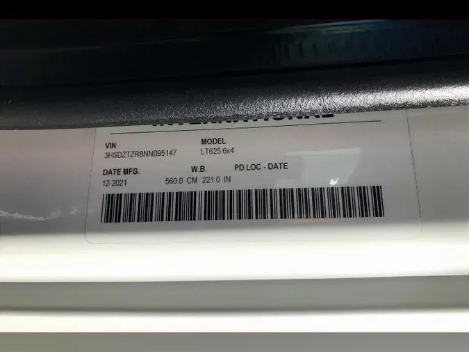 2022 INT LT625 6x4
