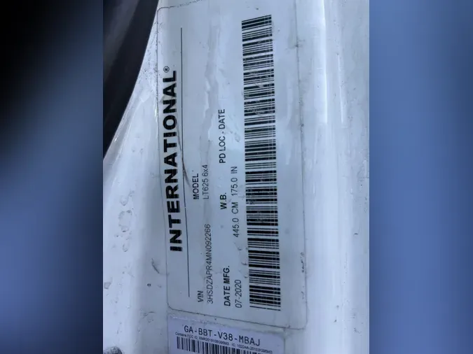 2021 International LT625