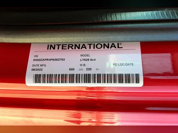 2023 INT LT625 6X4