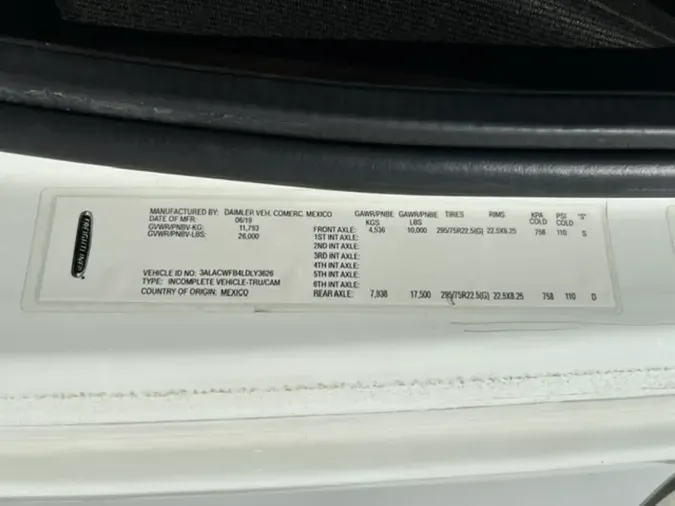 2020 FREIGHTLINER/MERCEDES M2 106