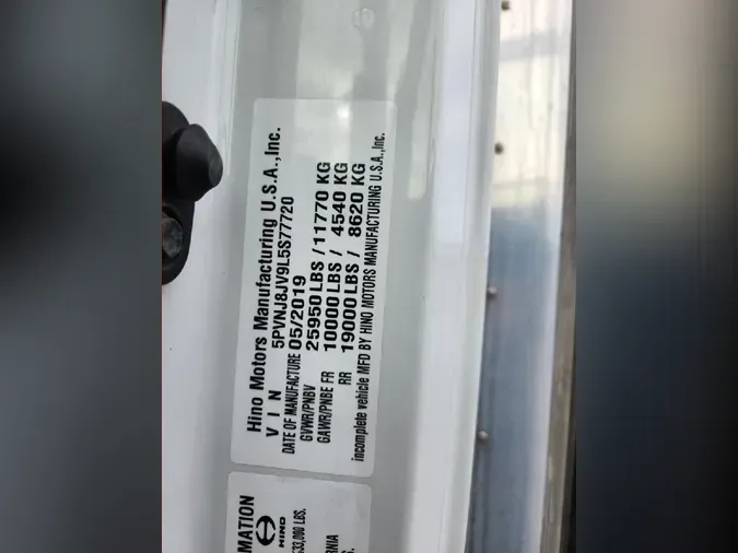 2020 HINO 268Ad307d63d0a4961bb46690609f8e4a605
