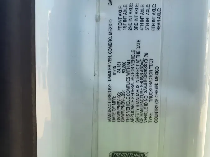 2019 FREIGHTLINER NEW CASCADIA PX12664