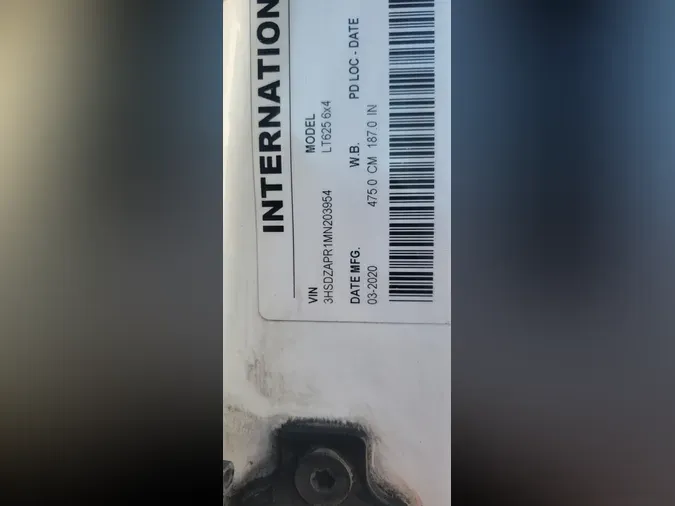 2021 International LT625
