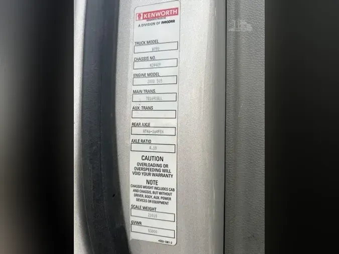2020 KENWORTH W990