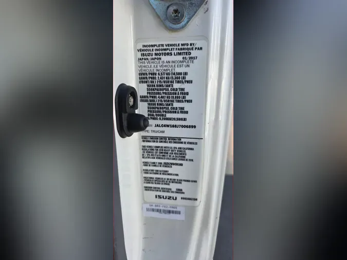 2018 ISUZU NPR HDd3a7d9c2eb6e2a6c49f2917b2a41210d