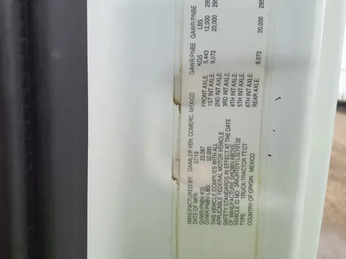 2020 FREIGHTLINER/MERCEDES NEW CASCADIA 116