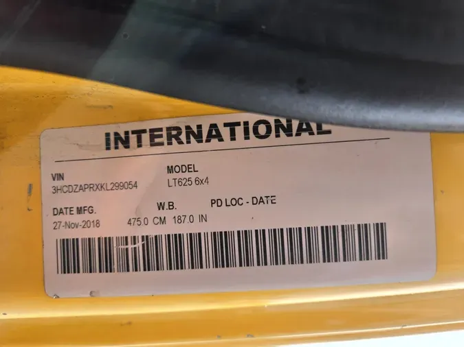 2019 International LT625