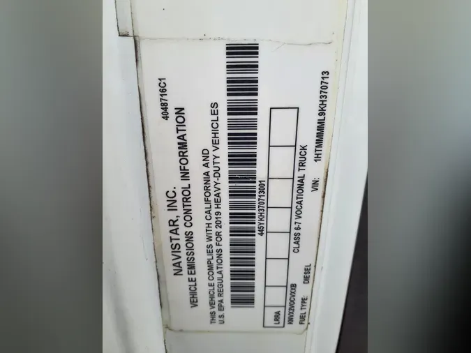 2019 NAVISTAR INTERNATIONAL 4300d5b8e99119ea9a6360131926e2863f0d