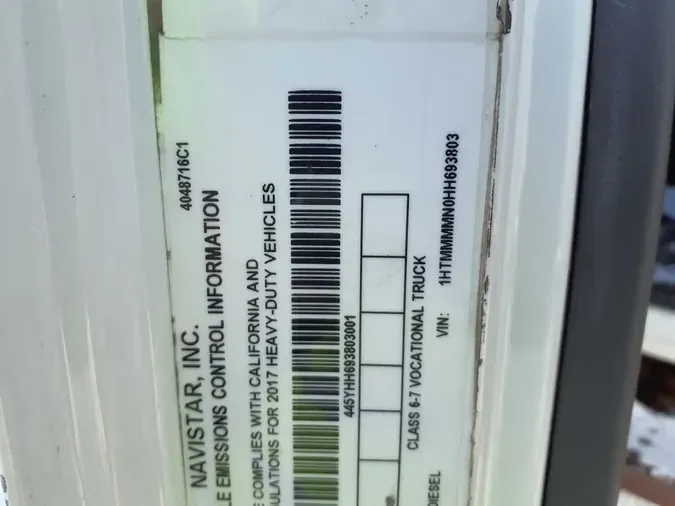 2017 NAVISTAR INTERNATIONAL 4300