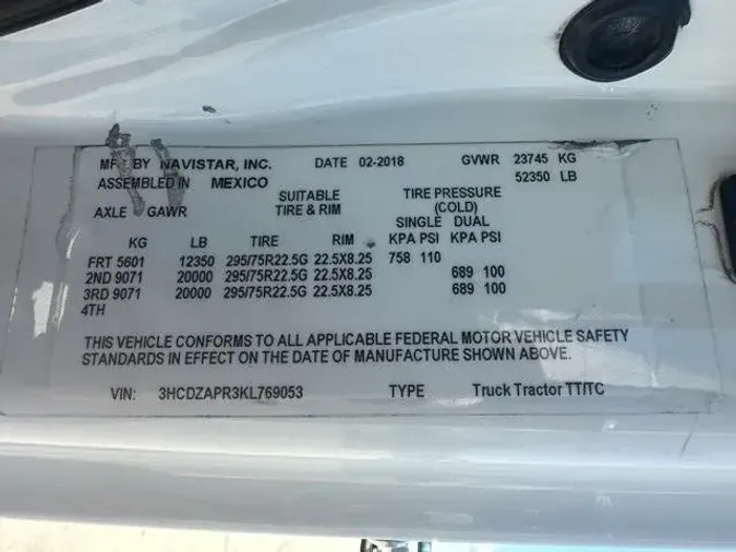2019 International LT625d7b23f2f152f34b5aaf7063ca69e7d38