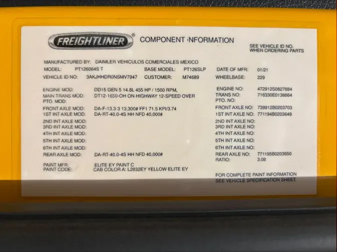 2022 Freightliner Cascadia 126d80cdd116aeb1c1c84ee0712dba54d37