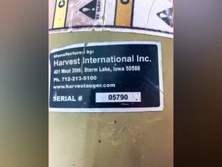 2017 Harvest International H1382