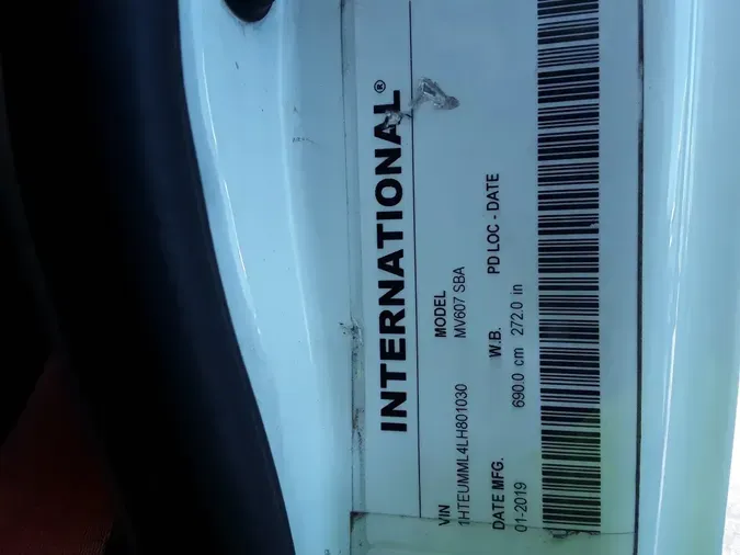 2020 NAVISTAR INTERNATIONAL MV607 (4X2)