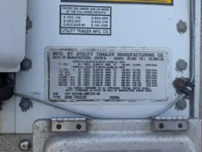 2017 UTILITY TRAILERS VS2RA 45/156/102