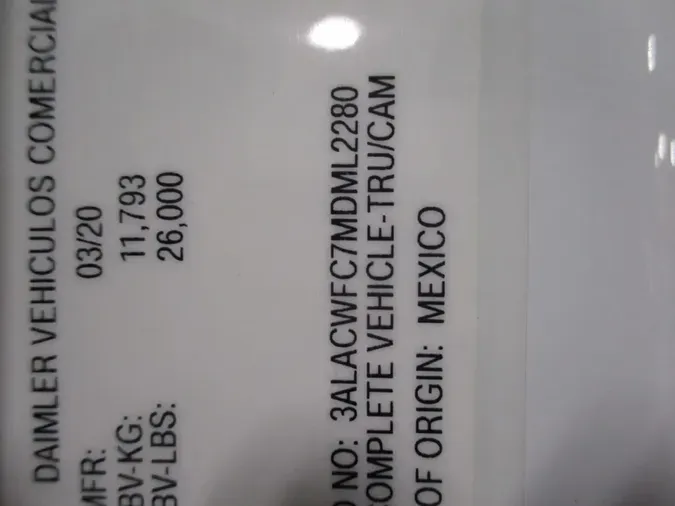 2021 FREIGHTLINER/MERCEDES M2 106