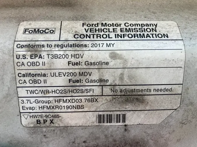 2017 FORD MOTOR COMPANY TRANSIT 350 LOW ROOF
