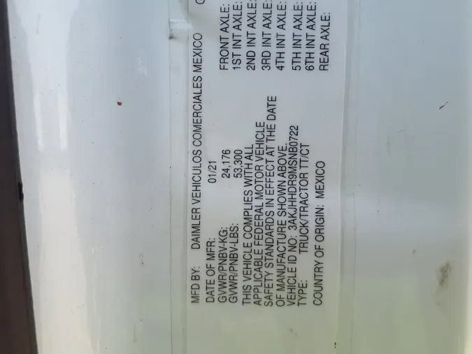 2021 FREIGHTLINER/MERCEDES NEW CASCADIA PX12664