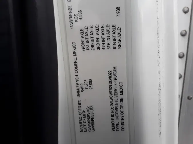 2020 FREIGHTLINER M2 106