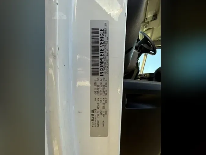 2018 RAM PROMASTER 3500