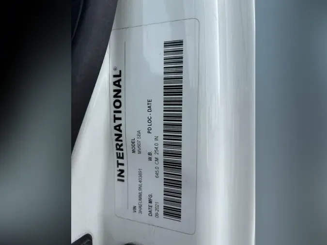 2022 International MV607