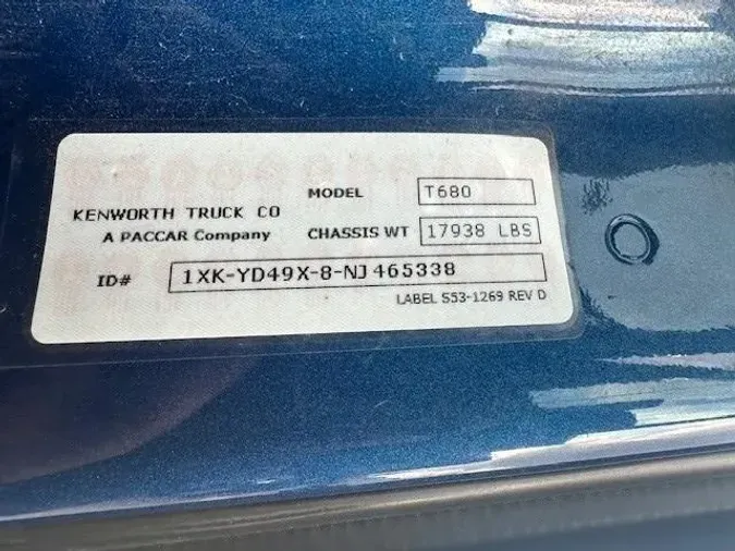 2022 Kenworth T680de272550c7756e368cbe2933ea5b177b