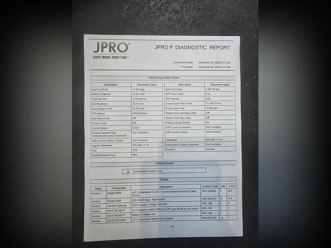 2020 FREIGHTLINER/MERCEDES NEW CASCADIA PX12664