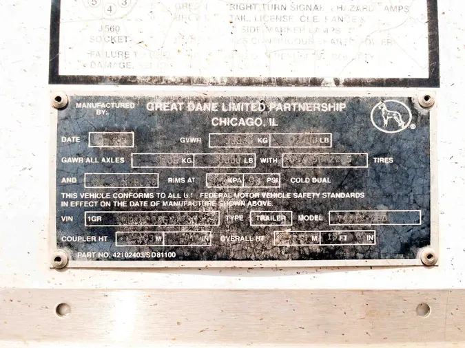 2003 GREAT DANE GD-DRY