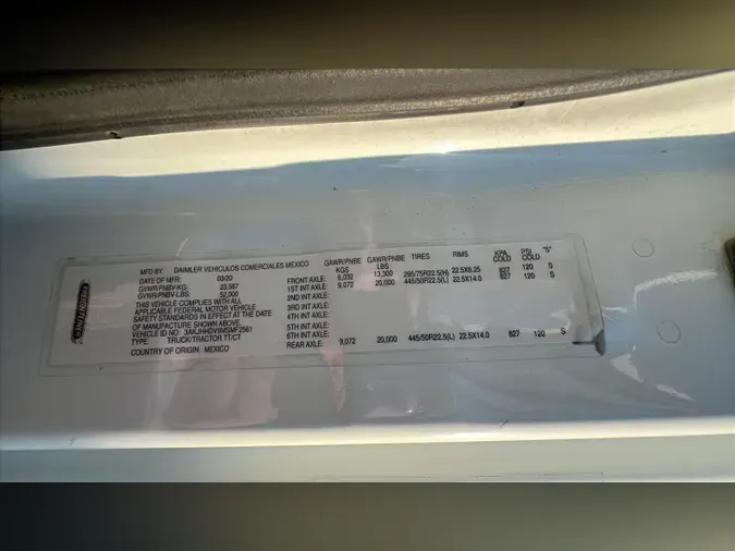 2021 Freightliner Cascadia 126