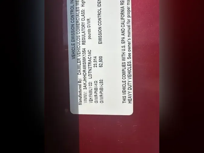 2021 Freightliner Cascadia