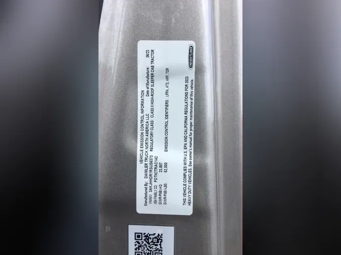 2024 Freightliner Cascadia 126e03d29e49726a7f19329c09bdf0f0688