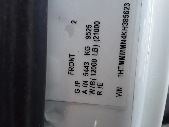 2019 NAVISTAR INTERNATIONAL 4300