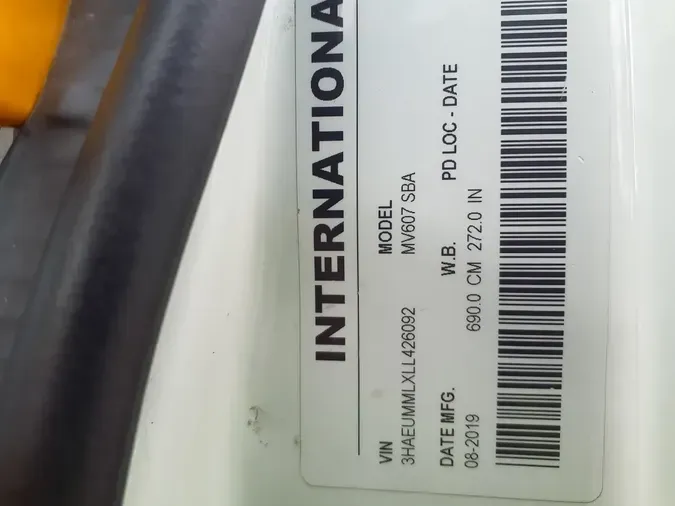 2020 NAVISTAR INTERNATIONAL MV607 (4X2)