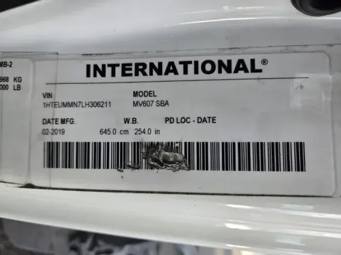 2020 International MV607e18d18dab08d33f8b347c2766812eaf3