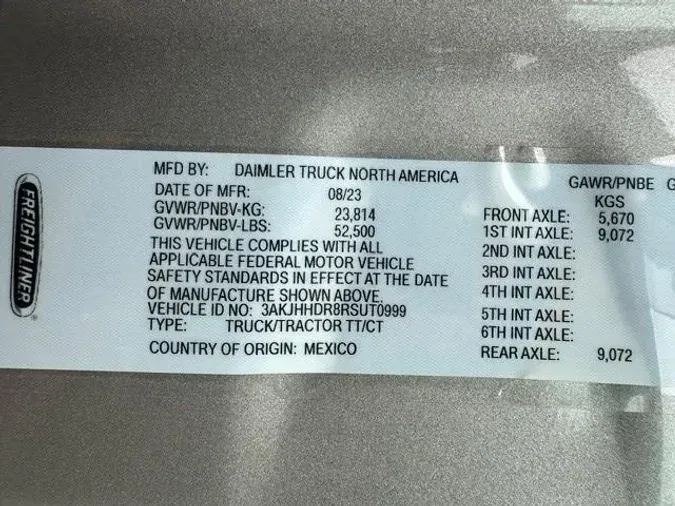 2024 Freightliner Cascadia