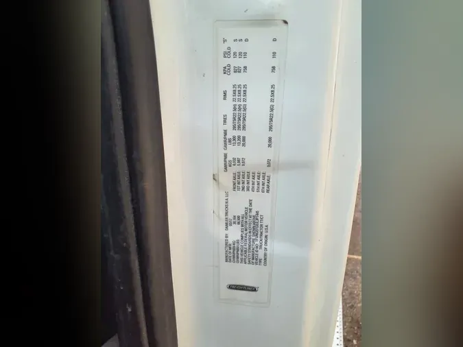 2018 FREIGHTLINER/MERCEDES CASCADIA 125