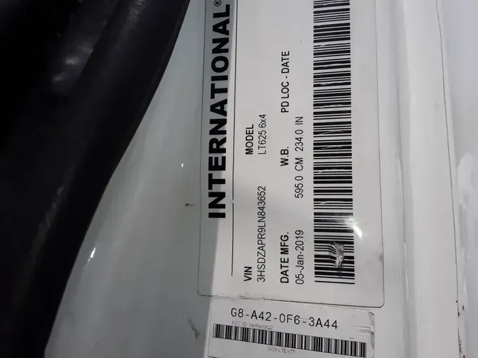 2020 NAVISTAR INTERNATIONAL LT625 SLPR CAB