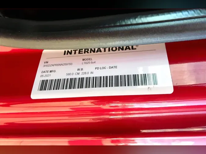 2022 INT LT625 6x4