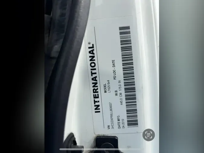 2020 International LT625